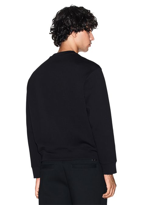 Felpa nera girocollo in cotone ARMANI EXCHANGE | Felpe | XM001892 AF10818MC237